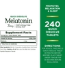 VIÊN NGẬM HỖ TRỢ GIẤC NGỦ - NATURE'S BOUNTY MELATONIN 3MG, 100% DRUG FREE SLEEP AIDS FOR ADULTS, 240 VIÊN