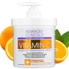 KEM DƯỠNG ẨM VITAMIN C CHỐNG LÃO HÓA DÀNH CHO DA MẶT VÀ CƠ THỂ - ADVANCED CLINICALS VITAMIN C CREAM FACE LOTION & BODY LOTION MOISTURIZER - ANTI AGING SKIN CARE FIRMING & BRIGHTENING CREAM FOR BODY, FACE, UNEVEN SKIN TONE, WRINKLES & SUN DAMAGED DRY SKIN, 16 OZ