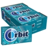 KẸO CAO SU KHÔNG ĐƯỜNG HƯƠNG BẠC HÀ ORBIT WINTERMINT SUGAR FREE CHEWING GUM - 12 PACKS OF 14-PIECES (168 TOTAL PIECES)