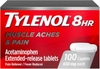 VIÊN UỐNG GIẢM ĐAU & HẠ SỐT - TYLENOL 8 HOUR ACETAMINOPHEN 650 MG EXTENDED RELEASE CAPLETS, 100 VIÊN