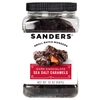 KẸO SÔ CÔ LA ĐEN NHÂN CARAMEL MUỐI BIỂN SANDERS - SANDERS ORIGINAL SMALL BATCH DARK CHOCOLATE SEA SALT CARAMELS TUB, 32 OZ