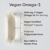 DẦU CÁ OMEGA-3 THUẦN CHAY, HƯƠNG CHANH - SPORTS RESEARCH VEGAN OMEGA-3 FISH OIL ALTERNATIVE FROM ALGAE OIL - FRESH LEMON SCENT - 60 VIÊN