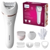 MÁY TRIỆT LÔNG CẦM TAY - PHILIPS BEAUTY EPILATOR SERIES 8000 FOR WOMEN, WITH 3 ACCESSORIES, 14.07 OZ