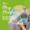 LY CÁCH NHIỆT BẰNG THÉP KHÔNG GỈ CÓ TAY CẦM - REDUCE 14 OZ COLDEE TUMBLER WITH HANDLE FOR KIDS, NAUTICAL MIST