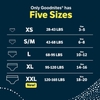TÃ QUẦN DÀNH CHO BÉ TRAI CỠ LỚN (95-140+ LBS/43-63KG+) - GOODNITES BOYS' NIGHTTIME BEDWETTING UNDERWEAR, SIZE EXTRA LARGE (95-140+ LBS), 9 MIẾNG, PACKAGING MAY VARY
