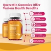 KẸO DẺO HỖ TRỢ HỆ THỐNG MIỄN DỊCH HƯƠNG QUẢ MỌNG - QUERCETIN GUMMIES WITH BROMELAIN, ELDERBERRY, ECHINACEA, VITAMIN C D ZINC - IMMUNE SYSTEM SUPPORT 60 COUNTS PURE QUERCETIN GUMMIES FOR KIDS & ADULTS