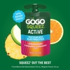NƯỚC TRÁI CÂY CÓ CHẤT ĐIỆN GIẢI VỊ DÂU, DỨA VÀ CAM - GOGO SQUEEZ ACTIVE FRUIT BLEND WITH ELECTROLYTES, STRAWBERRY PINEAPPLE ORANGE, 3.9 OZ/10CT