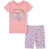 SÉT 3 MÓN BỘ PIJAMA CHO BÉ GÁI - KIDS HEADGUARTURE KIDS' 6-PIECE COTTON PJ SET, MULTI OF PINK