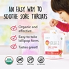 KẸO NGẬM TRỊ HO HƯƠNG VỊ ĐA DẠNG DÀNH CHO BÉ 3 TUỔI TRỞ LÊN LOLLEEZ ORGANIC SORE THROAT SOOTHING POPS FOR KIDS STRAWBERRY ORANGE MANGO, VARIETY PACK, (15 VIÊN)