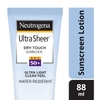 KEM CHỐNG NẮNG CHO MẶT VÀ CƠ THỂ - NEUTROGENA ULTRA SHEER DRY-TOUCH SUNSCREEN LOTION, BROAD SPECTRUM SPF 55 UVA/UVB PROTECTION, LIGHTWEIGHT WATER RESISTANT FACE & BODY SUNSCREEN, 3 OZ