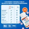 VIÊN NHAI TẨY GIUN CHO NGƯỜI LỚN & TRẺ EM - PINRID PYRANTEL PAMOATE DEWORMER FOR HUMANS - 250MG, PINWORM MEDICINE FOR ADULTS & KIDS, FAST ACTING HUMAN DEWORMER TREATMENT FOR PINWORMS, HOOKWORM, ROUNDWORM, WHIPWORM, 12 CHEWABLE TABLETS