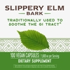 VIÊN UỐNG HỖ TRỢ CẢI THIỆN HỆ TIÊU HÓA - NATURE'S WAY SLIPPERY ELM BARK, WHITE, 100 VIÊN