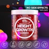 THỰC PHẨM BỔ SUNG TĂNG CHIỀU CAO - HEIGHT GROWTH INCREASE GUMMIES VITAMINS, GROW TALL SUPPLEMENT, CALCIUM, MAGNESIUM, ZINC, ASHWAGANDHA, GLUCOSAMINE MULTIVITAMIN FOR TEENS, KIDS, ADULTS