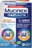 VIÊN UỐNG TRỊ CẢM CÚM, CẢM LẠNH NGÀY VÀ ĐÊM - MUCINEX FAST-MAX MAXIMUM STRENGTH COLD & FLU DAY AND NIGHT MEDICINE, 24 VIÊN