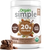 BỘT PROTEIN HỮU CƠ HƯƠNG VỊ SÔ CÔ LA - ORGAIN ORGANIC SIMPLE VEGAN PROTEIN POWDER, CHOCOLATE - 20G PLANT BASED PROTEIN