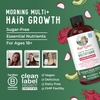 THỰC PHẨM BỔ SUNG HỖ TRỢ MỌC TÓC - MARYRUTH'S LIQUID MULTIVITAMIN + HAIR GROWTH | BIOTIN 10000MCG | LUSTRIVA HAIR GROWTH SUPPLEMENT, 15.22 Fl OZ