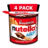 BÁNH MÌ QUE CHẤM HẠT PHỈ VÀ CA CAO NUTELLA & GO - NUTELLA & GO! HAZELNUT AND COCOA SPREAD WITH BREADSTICKS, 4 PACK