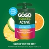 NƯỚC TRÁI CÂY CÓ CHẤT ĐIỆN GIẢI VỊ - GOGO SQUEEZ ACTIVE FRUIT BLEND WITH ELECTROLYTES, BLUEBERRY STRAWBERRY LEMON, 3.9 OZ/18CT