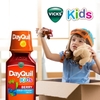 SIRO TRỊ CẢM LẠNH & HO BAN NGÀY HƯƠNG VỊ QUẢ MỌNG DÀNH CHO TRẺ EM TỪ 6 TUỔI TRỞ LÊN - VICKS DAYQUIL KIDS BERRY COLD & COUGH + MUCUS MULTI - SYMPTOM RELIEF, SAFE FOR AGES 6+, 8 OZ