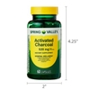 VIÊN BỔ SUNG CHẾ ĐỘ ĂN UỐNG - SPRING VALLEY ACTIVATED CHARCOAL DIETARY SUPPLEMENT CAPSULES FOR GENERAL WELLNESS, 520 MG, 60 VIÊN