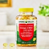 VIÊN UỐNG BỔ SUNG OMEGA-3 HỖ TRỢ SỨC KHỎE TỔNG THỂ - SPRING VALLEY PROACTIVE SUPPORT OMEGA-3 MINI FISH OIL DIETARY SUPPLEMENT, 1000 MG, 120 VIÊN