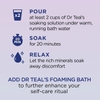 MUỐI TẮM, HOA OẢI HƯƠNG VÀ HOA CÚC - DR TEAL'S EPSOM SALT MAGNESIUM SOAK, SLEEP BLEND WITH MELATONIN, LAVENDER & CHAMOMILE, 3 LBS