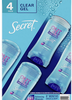 GEL LĂN KHỬ MÙI SECRET OUTLAST CLEAR GEL - 2.6 OZ X 4 PACK