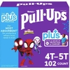 TÃ QUẦN DÀNH CHO BÉ TRAI TỪ 4T-5T (17-23 KG) HUGGIES PULL- UPS PLUS TRAINING PANTS FOR BOYS 4T-5T (38-50 LB/17-23 KG)