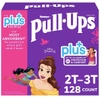 TÃ QUẦN DÀNH CHO BÉ GÁI TỪ 8-15 KG HUGGIES PULL- UPS PLUS TRAINING PANTS FOR GIRLS 2T-3T (18-34 LB/8-15 KG)