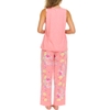 ĐỒ NGỦ 3 MÓN MÀU HỒNG - FLORA NIKROOZ WOMEN’S 3-PIECE PJ SET