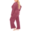 BỘ ĐỒ NGỦ 2 MÓN MÀU HỒNG - HONEYDEW LADIES’ 2-PIECE LOUNGE SET