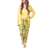 BỘ ĐỒ MẶC Ở NHÀ MÀU VÀNG - MUNKI MUNKI LADIES’ 3 PIECE LOUNGE SET