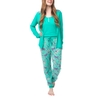 BỘ ĐỒ MẶC Ở NHÀ MÀU XANH LÁ - MUNKI MUNKI LADIES’ 3 PIECE LOUNGE SET