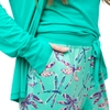 BỘ ĐỒ MẶC Ở NHÀ MÀU XANH LÁ - MUNKI MUNKI LADIES’ 3 PIECE LOUNGE SET