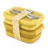 HỘP ĐỰNG THỨC ĂN - ELLO 2PK PLASTIC LUNCH STACK FOOD STORAGE CONTAINER