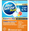 VIÊN SỦI TRỊ CẢM LẠNH & CẢM CÚM NẶNG ~ ALKA-SELTZER PLUS SEVERE COLD & FLU POWERFAST FIZZ,CITRUS