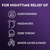 SIRO GIẢM ĐAU & HỖ TRỢ GIẤC NGỦ HƯƠNG VỊ QUẢ ANH ĐÀO - VICKS PAINQUIL PM PAIN RELIEVER & SLEEP SUPPORT AID, OVER-THE-COUNTER MEDICINE, LIQUID CHERRY, 12 OZ