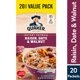 BỘT YẾN MẠCH ĂN LIỀN, NHO KHÔ, CHÀ LÀ & QUẢ ÓC CHÓ - QUAKER INSTANT OATMEAL, RAISIN, DATES & WALNUTS, 1.30 OZ, 20 PACKETS