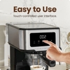 MÁY PHA CÀ PHÊ - CHEFMAN CRAFTBREW 15-BAR ESPRESSO MACHINE W/ STEAM WAND AND TOUCH CONTROLS – STAINLESS STEEL, NEW