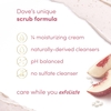 KEM TẨY TẾ BÀO CHẾT TOÀN THÂN DOVE HƯƠNG ĐÀO TRẮNG & GẠO NGHIỀN - DOVE BODY SCRUB WHITE PEACH &  CRUSHED RICE, 10.5 OZ