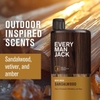 SỮA TẮM DƯỠNG ẨM CHO NAM, GỖ ĐÀN HƯƠNG - EVERY MAN JACK MEN'S HYDRATING BODY WASH SOAP FOR ALL SKIN TYPES, SANDALWOOD, 16.9 FLUID OUNCES