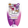 DAO CẠO DÙNG 1 LẦN DÀNH CHO NỮ HƯƠNG HOA - BIC SOLEIL SMOOTH SCENTED DISPOSABLE RAZORS, WOMEN'S, 4 DAO