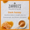 SIRO TRỊ HO & HỖ TRỢ MIỄN DỊCH TRẺ EM TỪ 1 - 2 TUỔI CHIẾT XUẤT MẬT ONG HƯƠNG ĐÀO - ZARBEE'S BABY SOOTHING COUGH SYRUP WITH DARK HONEY, PEACH, 2 FL. OZ