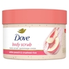 KEM TẨY TẾ BÀO CHẾT TOÀN THÂN DOVE HƯƠNG ĐÀO TRẮNG & GẠO NGHIỀN - DOVE BODY SCRUB WHITE PEACH &  CRUSHED RICE, 10.5 OZ