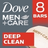 XÀ PHÒNG DẠNG THANH GIÚP CHĂM SÓC, LÀM SẠCH SÂU DÀNH CHO NAM - DOVE MEN+CARE MEN'S BAR SOAP DEEP CLEAN, 3.75 OZ, 8 THANH