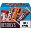 KẸO SÔ CÔ LA ĐỦ VỊ - HERSHEY'S, KIT KAT AND REESE'S ASSORTED MILK CHOCOLATE CANDY BARS VARIETY PACK (45 OZ, 30 THANH)