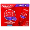 KEM ĐÁNH RĂNG LÀM TRẮNG RĂNG - COLGATE OPTIC WHITE PURPLE WHITENING TOOTHPASTE, SET 4 TUÝP