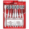 BÀN CHẢI ĐÁNH RĂNG - COLGATE OPTIC WHITE 360 MANUAL TOOTHBRUSH, SOFT (SET 8 BÀN CHẢI)