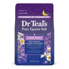 MUỐI TẮM, HOA OẢI HƯƠNG VÀ HOA CÚC - DR TEAL'S EPSOM SALT MAGNESIUM SOAK, SLEEP BLEND WITH MELATONIN, LAVENDER & CHAMOMILE, 3 LBS