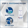 KEM ĐÁNH RĂNG HƯƠNG BẠC HÀ - CREST 3D WHITE BRILLIANCE + WHITENING TWO-STEP TOOTHPASTE, MINT, 4.0 OZ AND 2.3 OZ